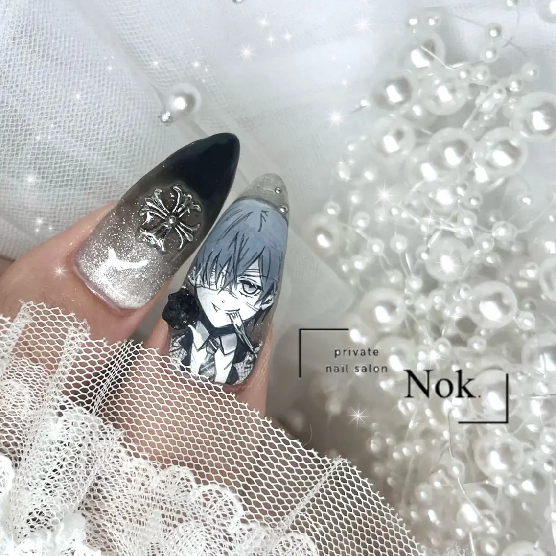 ネイル ハンドネイル 池袋痛ネイル Nok. 渡辺のネイルデザイン
