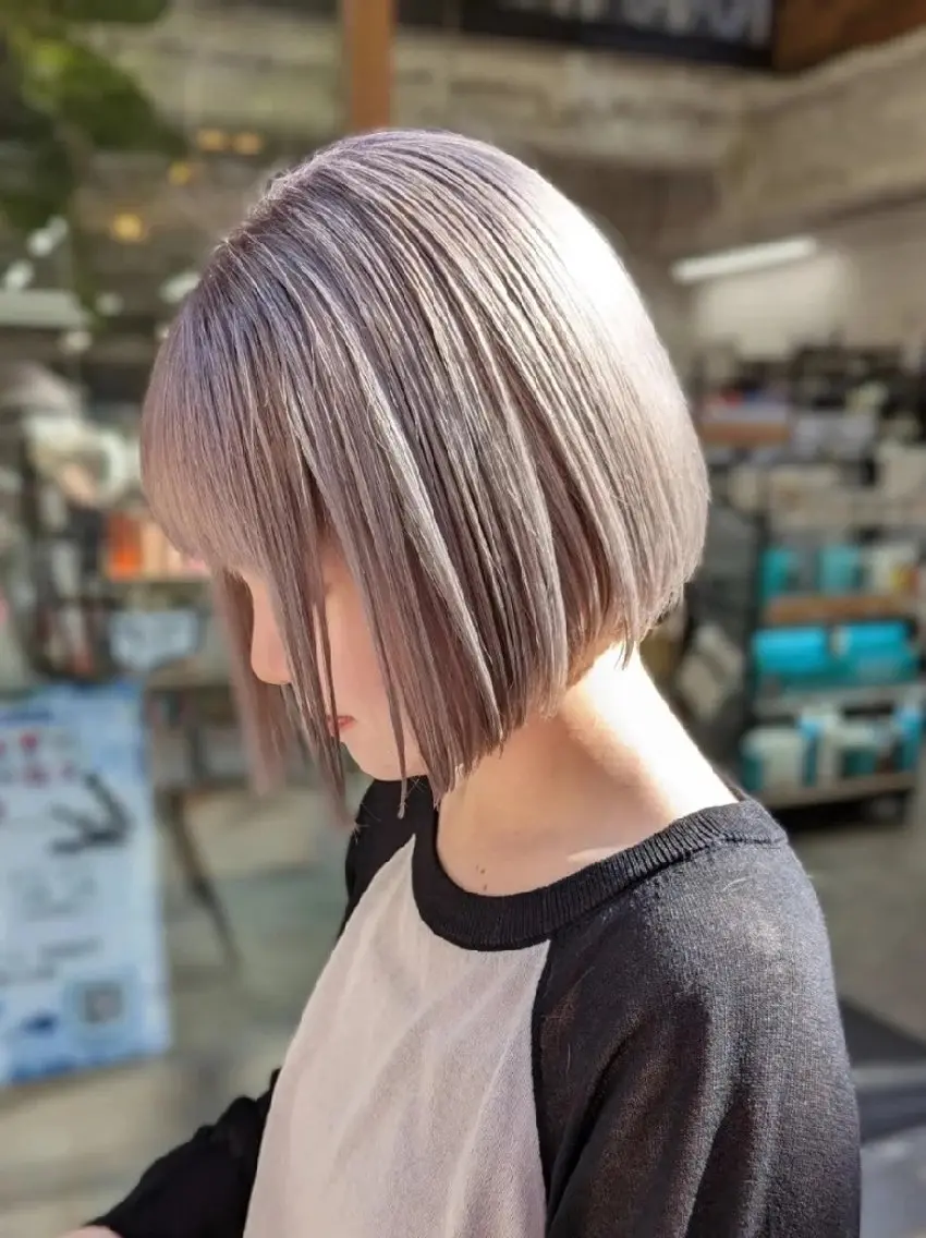 ショート カラー 透明感カラー 🌿attrait ANNEX個室ｻﾛﾝのヘアスタイル