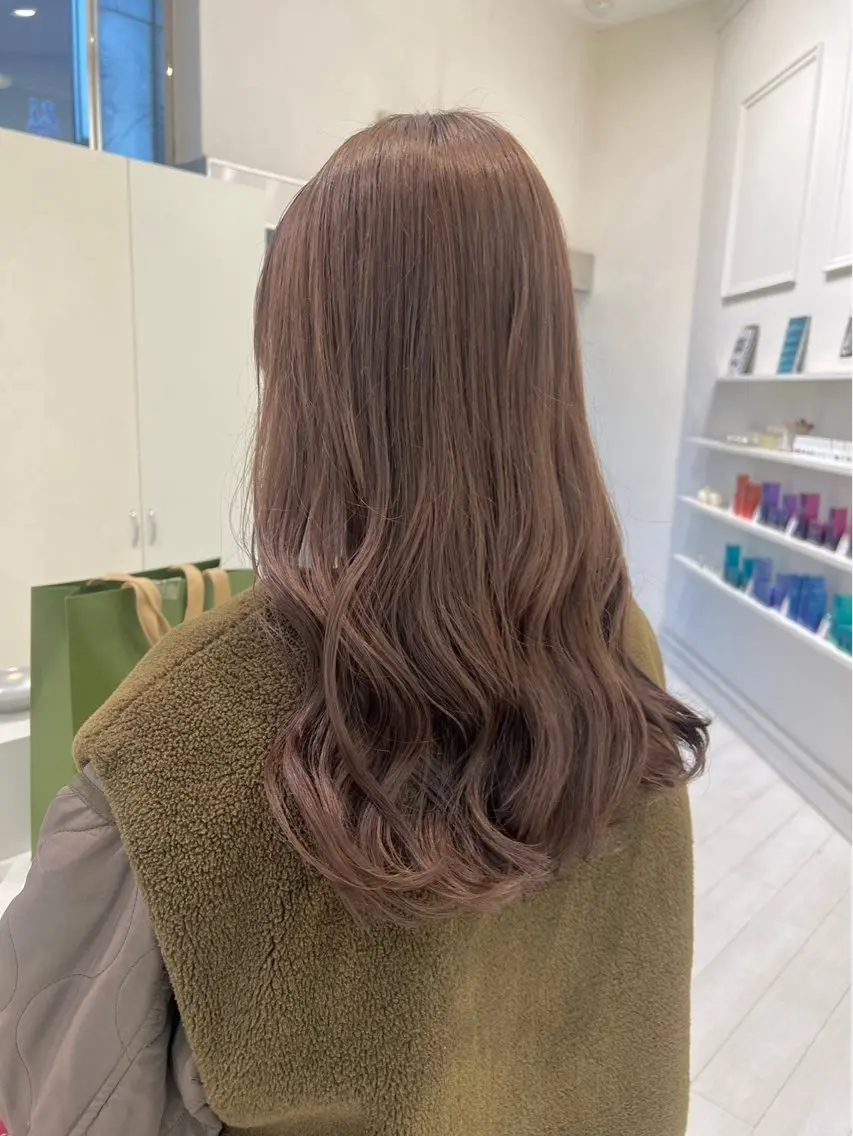 ロング カラー カット ヘアカラー ParveMix 🪽鳥取彩花のヘアスタイル