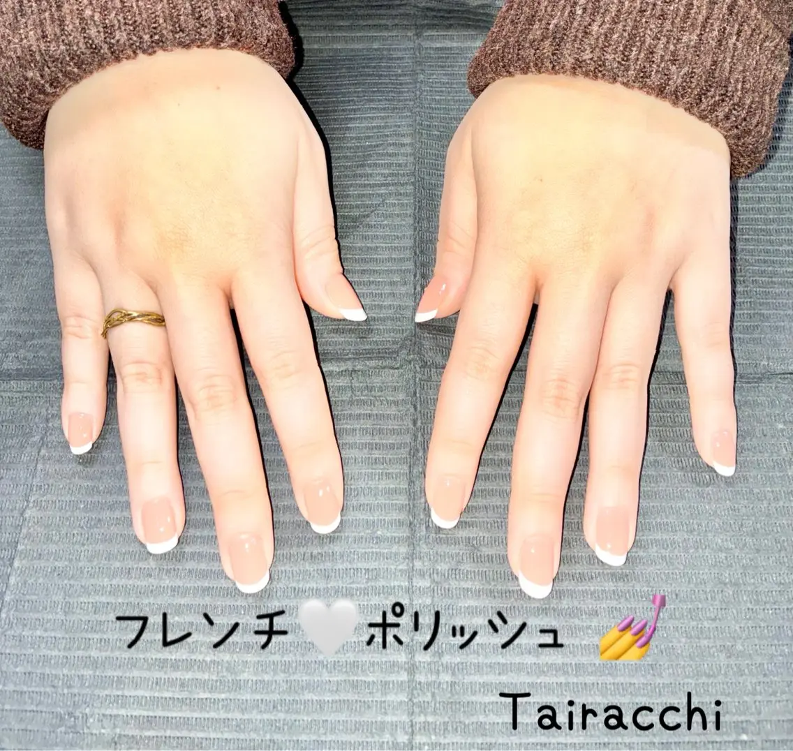 ネイル フレンチネイル Tairacchi タイラッチのネイルデザイン