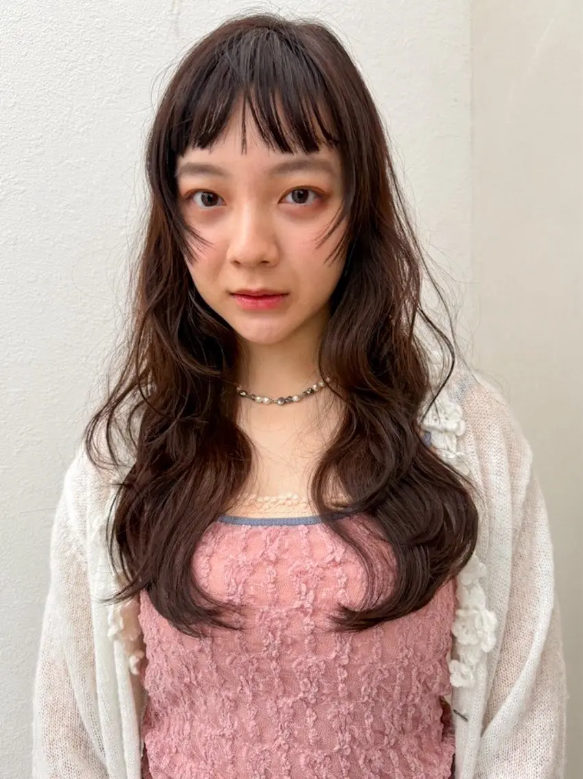ロング 河内 心結/倉敷/ 白楽町/レディースのヘアスタイル