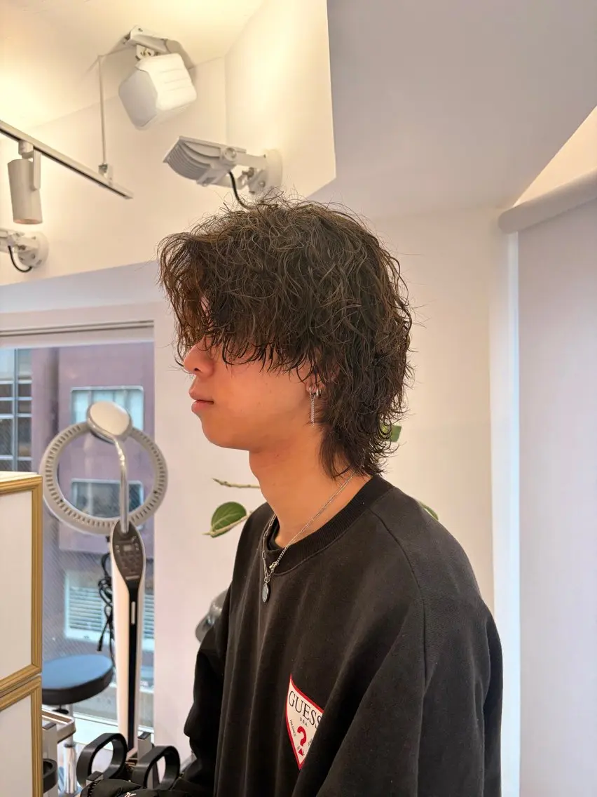 パーマ メンズ カット パーマ 🍓似合わせカット× パーマ/矢木🍓のヘアスタイル