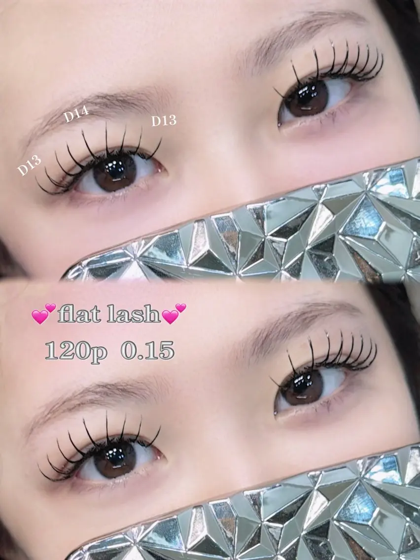 💖ご新規様💖まつエク100本フラットラッシュ🪄︎︎✨C.D.J.LC.LDカール🎶コーティング仕上げ💫の写真