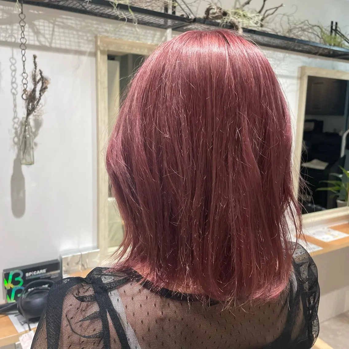 ミディアム ヘアカラー ハイトーン🦄ネイル 💞のぶちのネイルデザイン