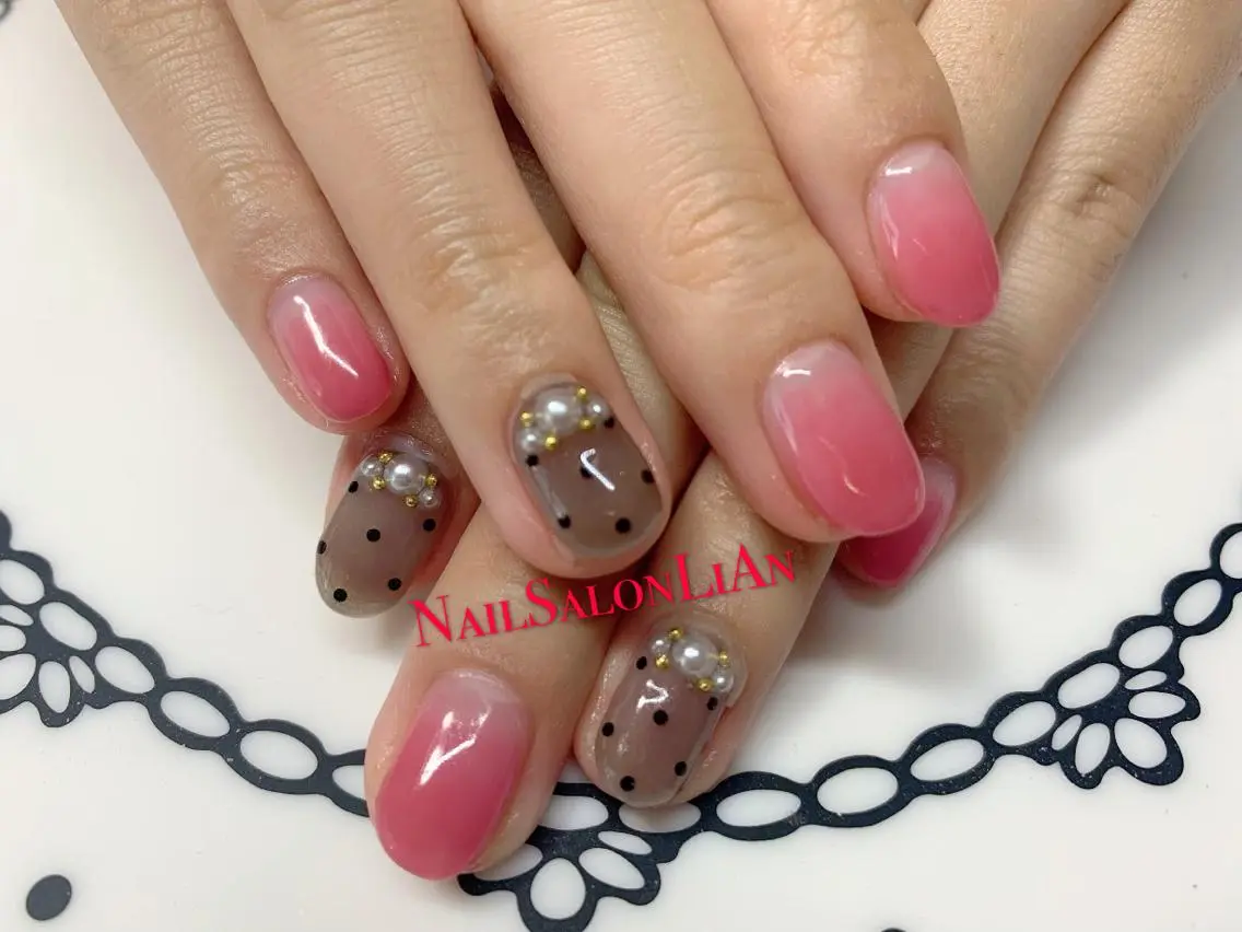 ネイル 持ち込み ハンドネイル NailSalon LiAnのネイルデザイン