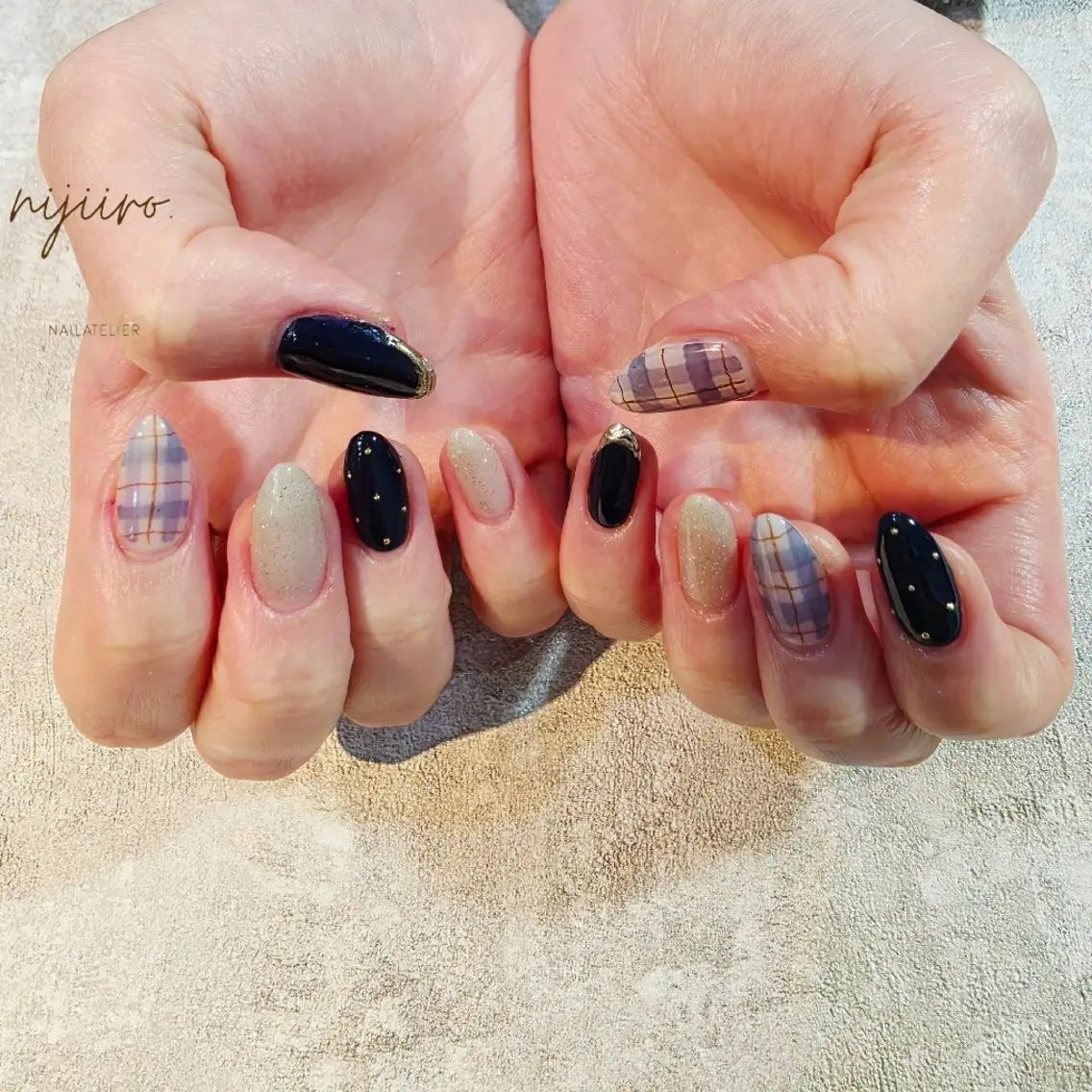 ネイル ハンドネイル nijiiro🌈 サトウのネイルデザイン