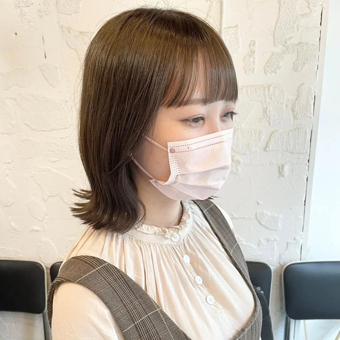 カラー ミディアム カット ヘアカラー トリートメント em HAIR 🌿下北沢のヘアスタイル