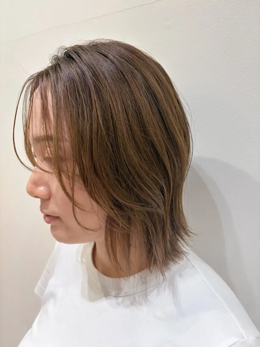 ショート カラー ハイライトカラー ボブ ハイライト カット ヘアカラー トリートメント ♡オシャ髪♡AI ✂️newi町田のヘアスタイル