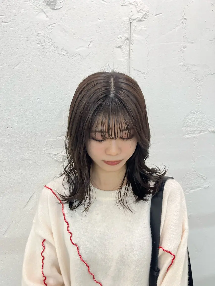 ミディアム 大塚 柊那のヘアスタイル