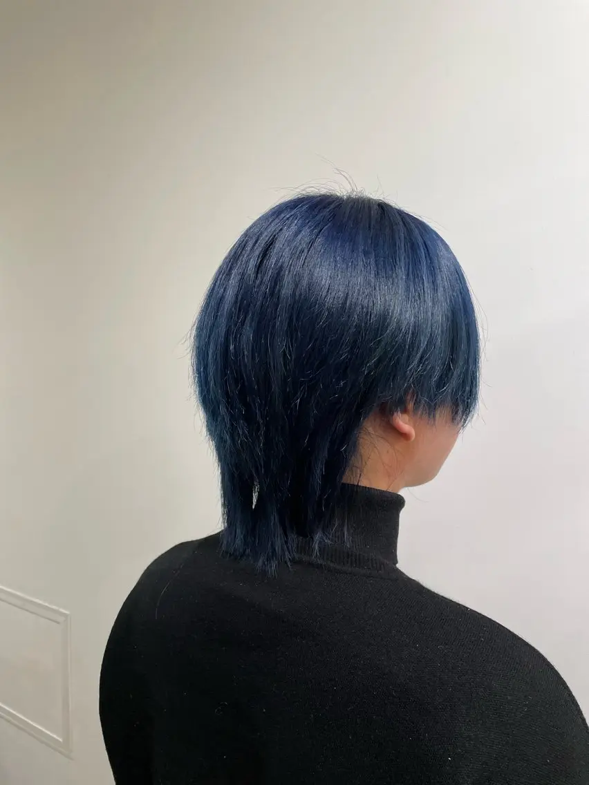 ショート メンズ ヘアカラー トリートメント オオシマ ミユのヘアスタイル