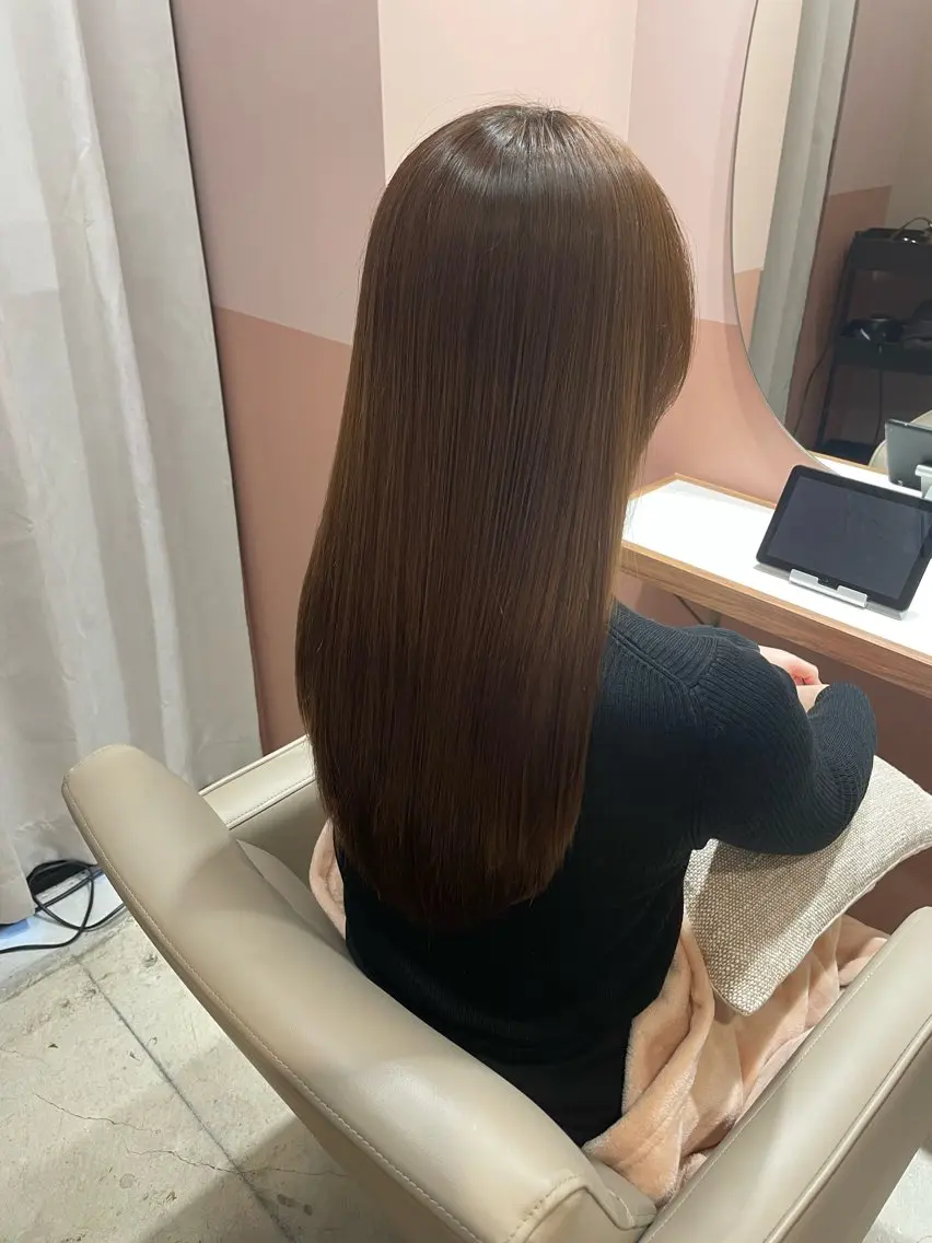 ロング カット ヘアカラー トリートメント 北島 健大のヘアスタイル