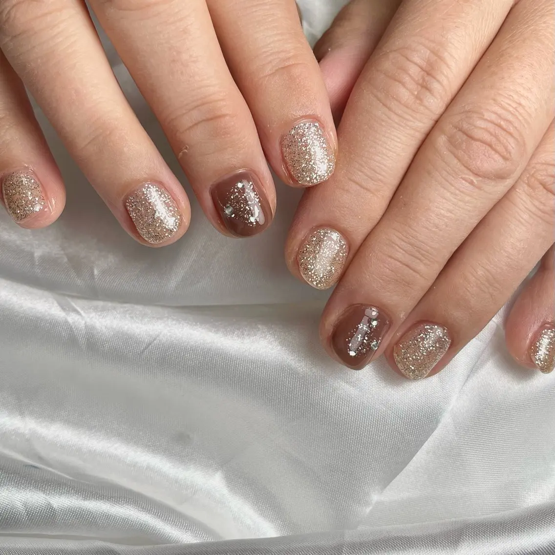 ネイル 韓国ネイル シンプルネイル ワンホンネイル ハンドネイル RE SALONのネイルデザイン