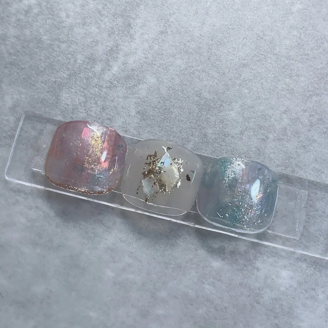 ネイル フットネイル ジェルネイル ワンカラーネイル NailSalon mimi.のネイルデザイン