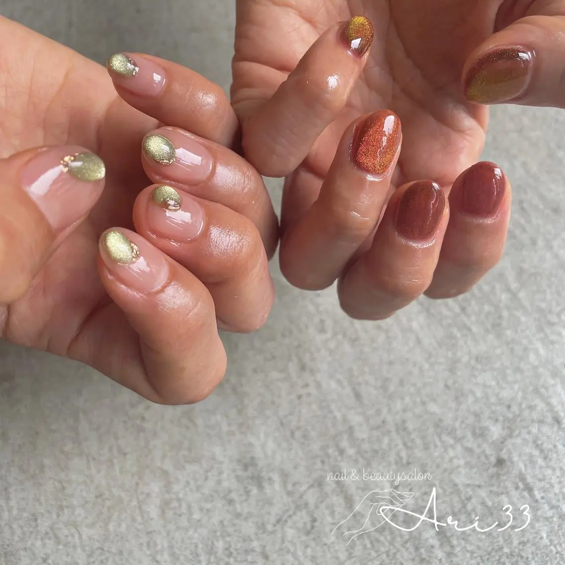 ネイル ハンドネイル プライベートサロン Ari33nailのネイルデザイン