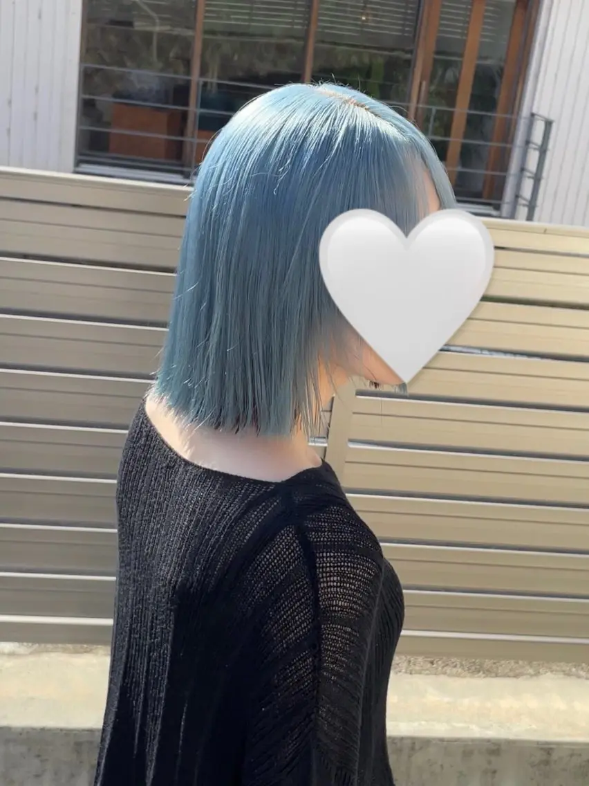 ミディアム ヘアカラー トリートメント 橋本翔 ハイトーン/レイヤーのヘアスタイル