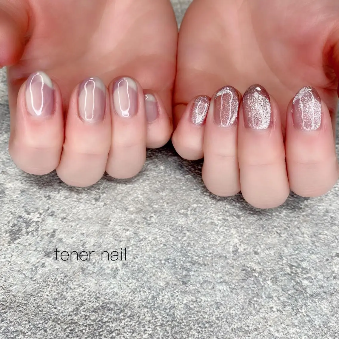 ネイル フレンチネイル オンブレフレンチ テネルネイル tener nailのネイルデザイン