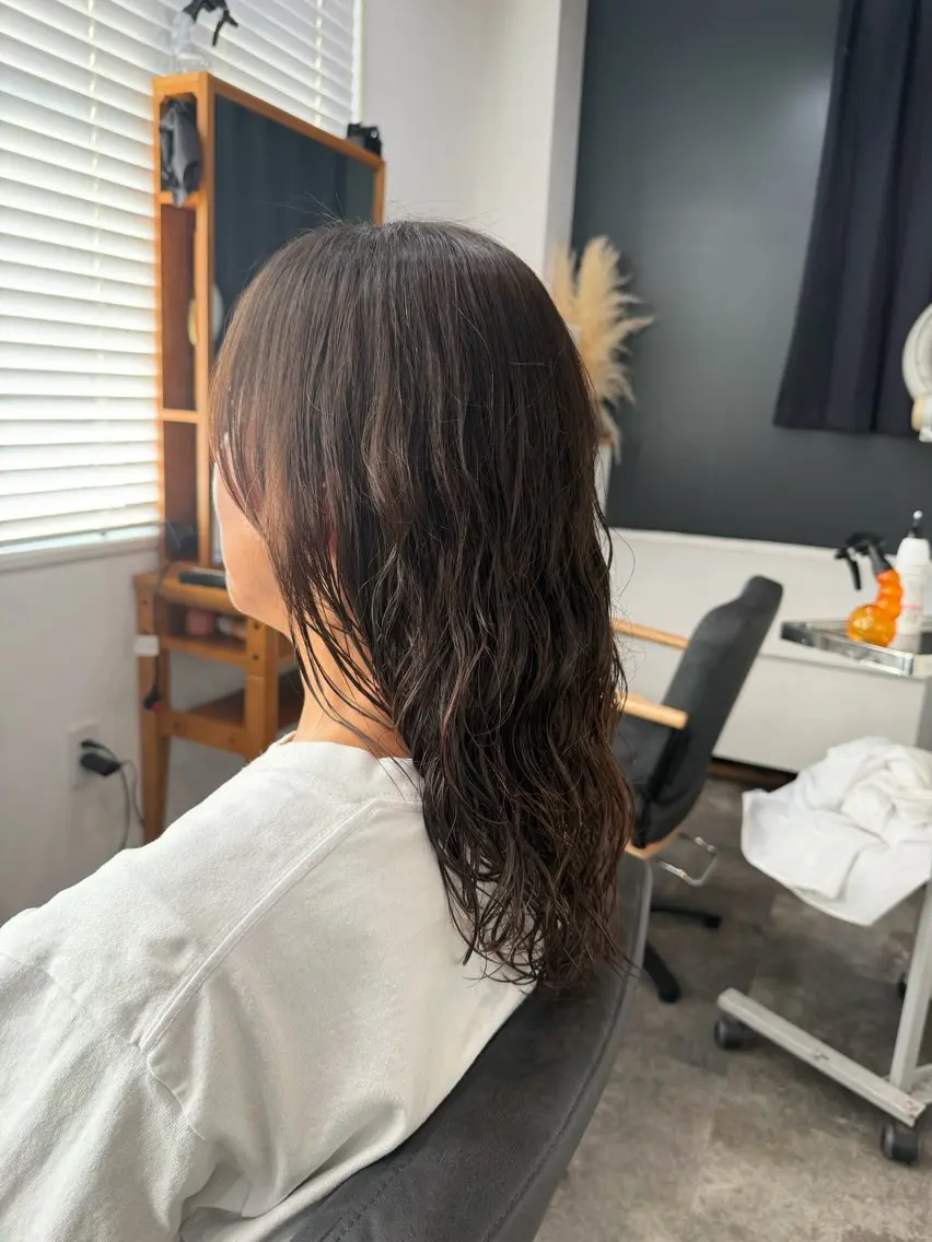 ロング 縮毛矯正 Meteor 店長 祝田涼太のヘアスタイル