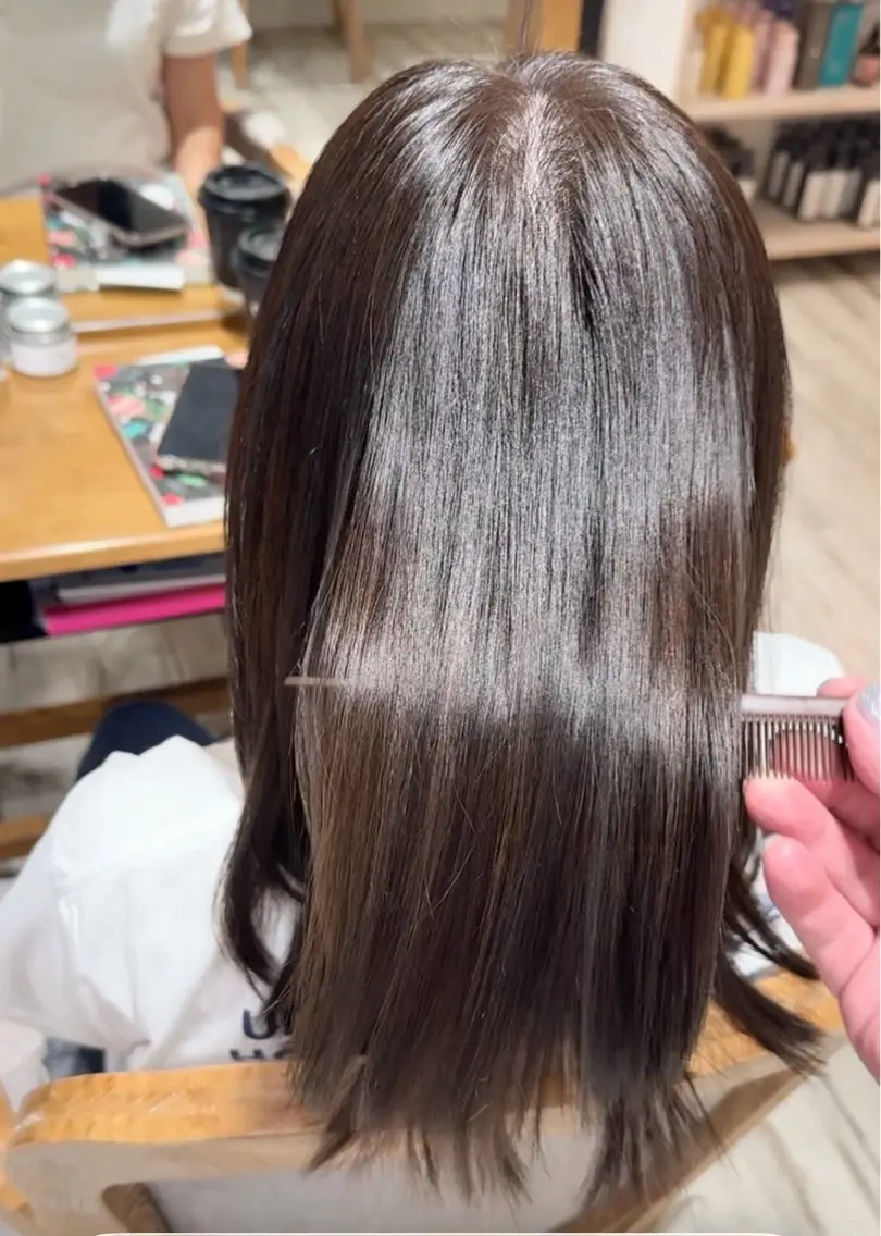 カラー アッシュ ベージュカラー abilita HARUKAのヘアスタイル