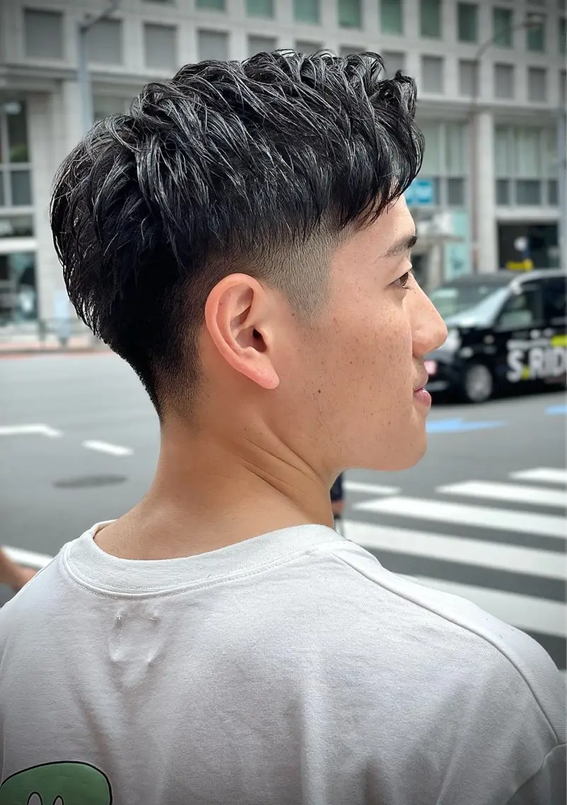 ショート メンズ 浅見 天翔のヘアスタイル