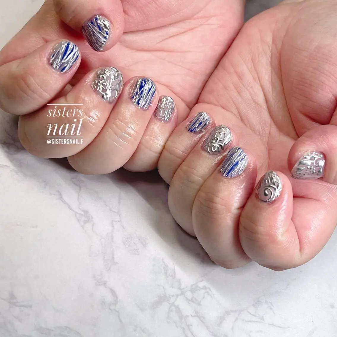 ネイル アートネイル フラワーネイル ジェルネイル ニュアンスネイル 夏ネイル sisters nail.fのネイルデザイン