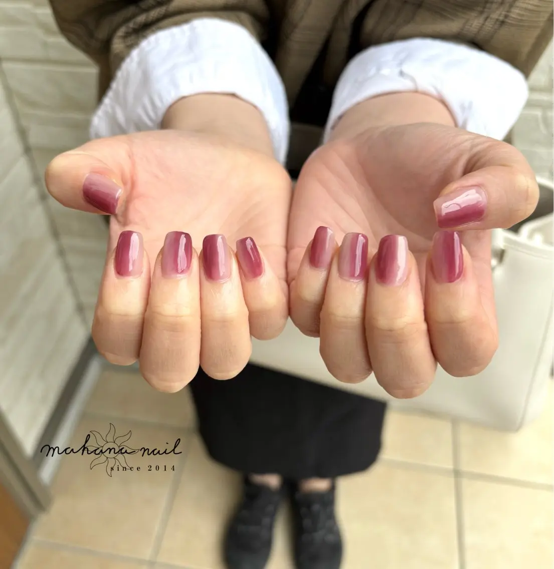 ネイル グラデーション mahana nailのネイルデザイン
