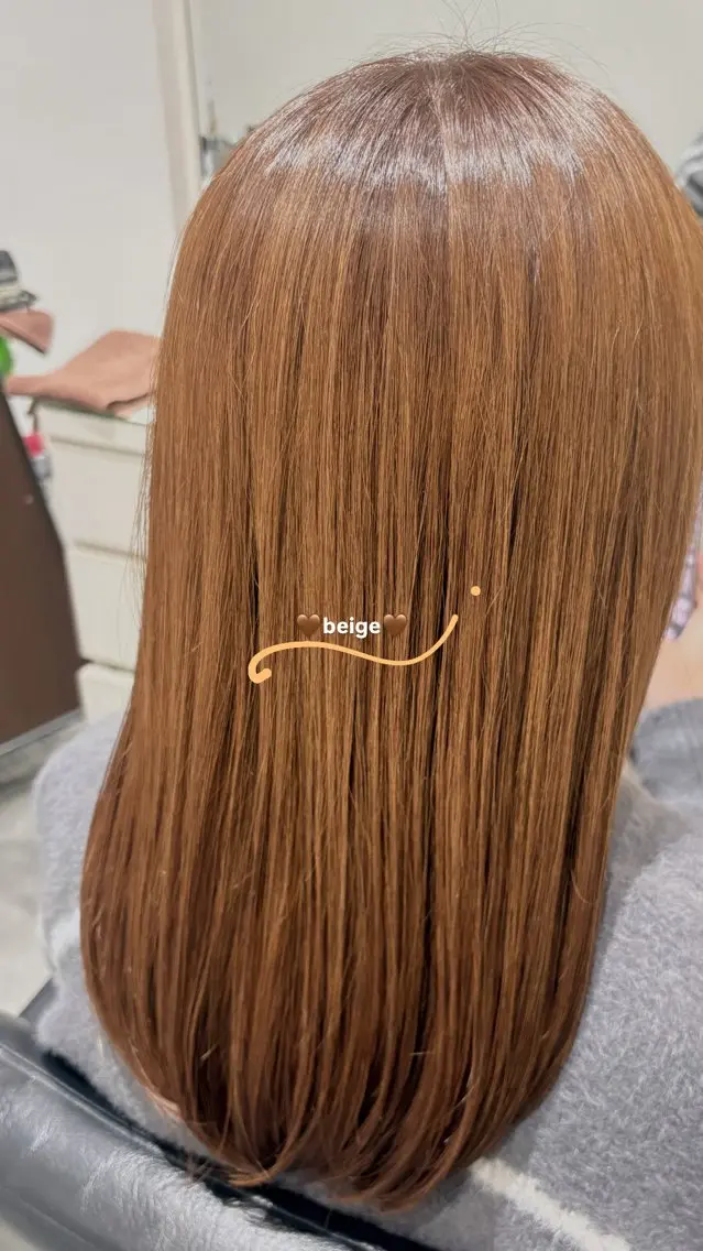 カラー ベージュカラー :)) Konoha⋆｡˚✩のヘアスタイル
