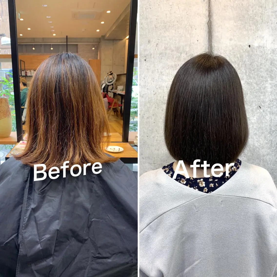 カラー カット トリートメント 佐瀬竜矢PRIMAL /portのヘアスタイル