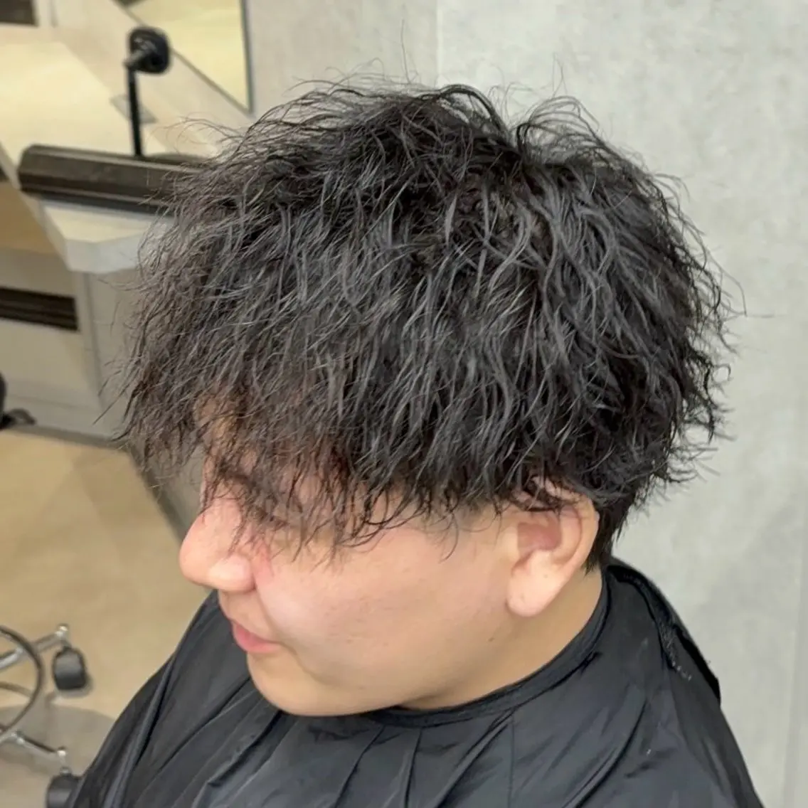 【🌀無造作な束感で、一気に垢抜け🔥】⚡️カット＋ツイストスパイラルパーマ🖤［ツイストスパイラルパーマ/メンズ］の写真