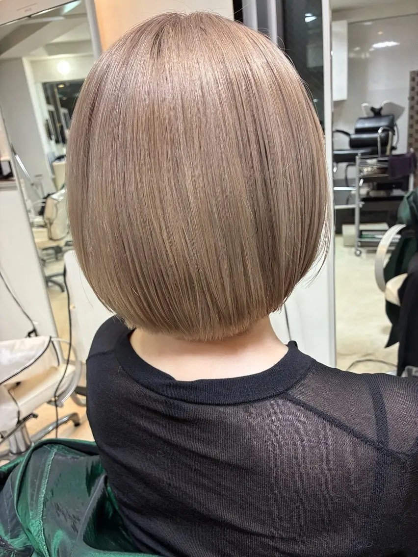 ショート ボブ 韓国風ヘア ヒカ ルのヘアスタイル
