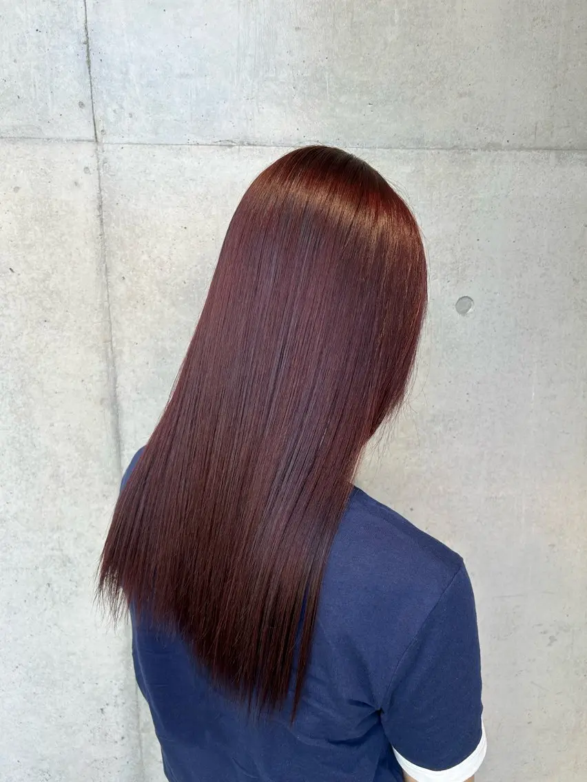 ロング カラー ヘアアレンジ カット ヘアカラー トリートメント ボブ艶モテカラー🫧 カリンのヘアスタイル