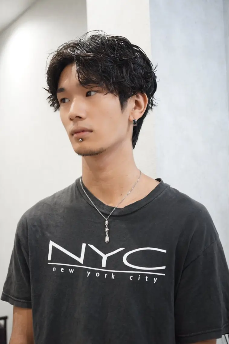 ミディアム パーマ men’s hair / 隼翔のヘアスタイル