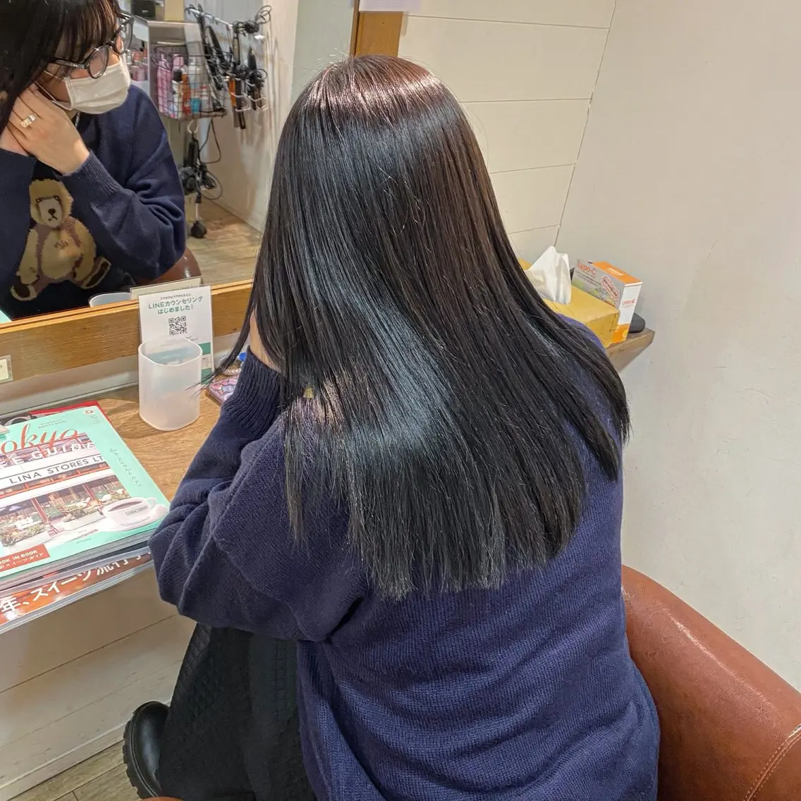 🦩🧁平日料金🧁🦩【ワンカラー】+【2stepトリートメント】+【超音波アイロンケア】の写真