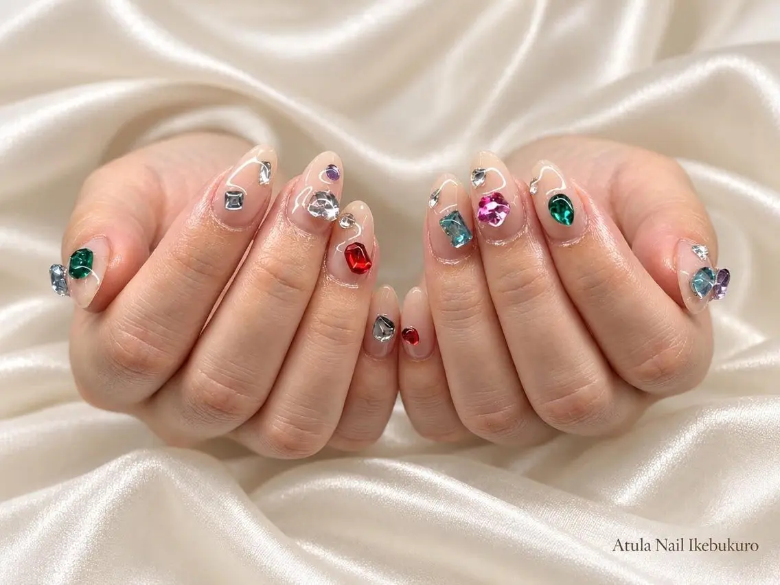 ネイル ハンドネイル ATULA nail Mariのネイルデザイン