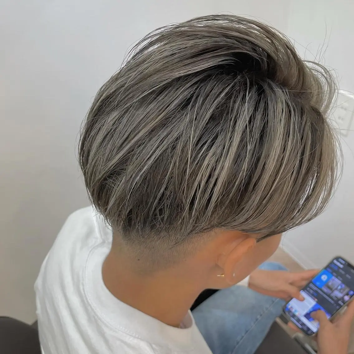 ショート 外国人風カラー 吉留愛加/ 似合わせカットのヘアスタイル