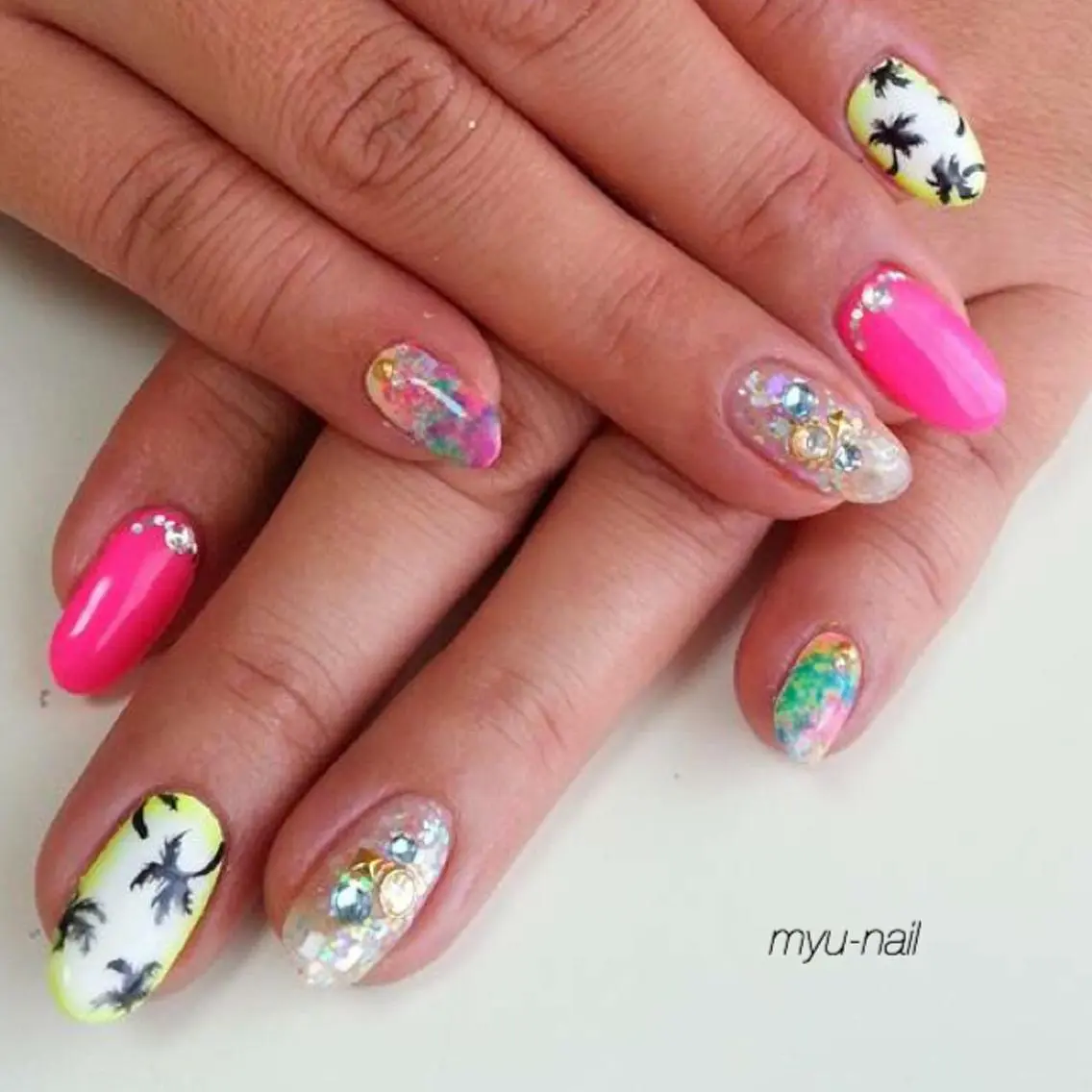 ネイル アートネイル ホームサロン myu-nailのネイルデザイン