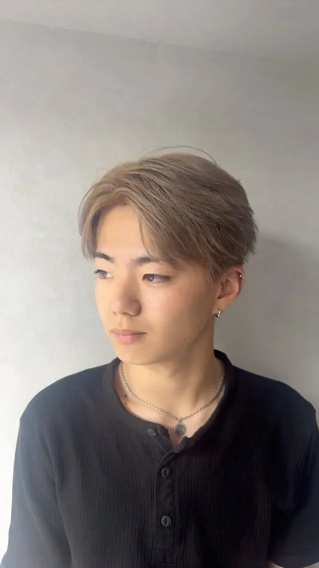 カラー メンズ 有磯 瑠樹のヘアスタイル