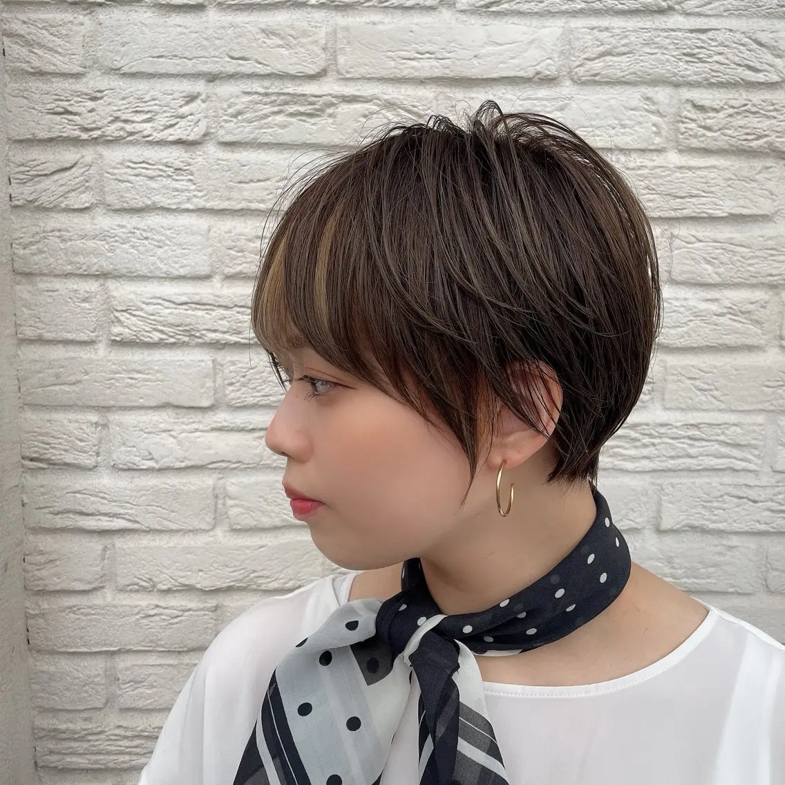ショート ショートボブ ボブ ショートヘア 福原 優介のヘアスタイル