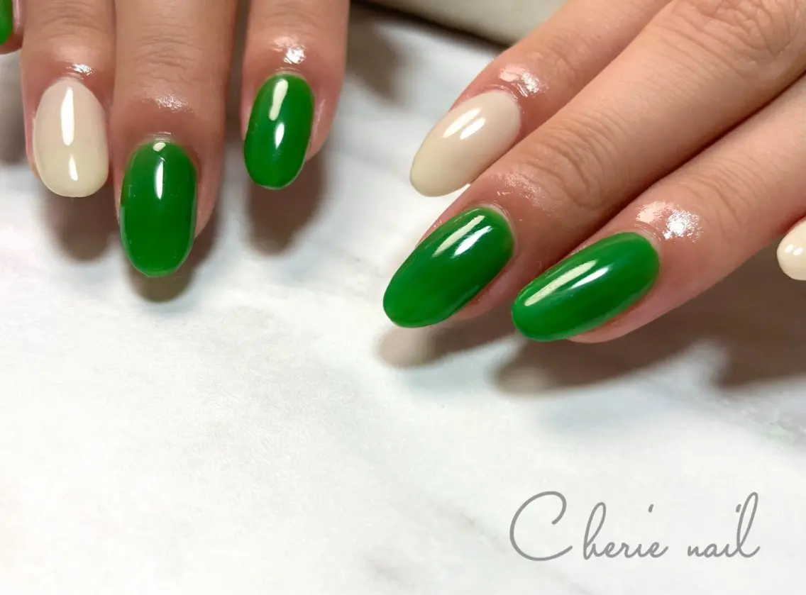 ネイル シンプルネイル Cherienail yunaのネイルデザイン