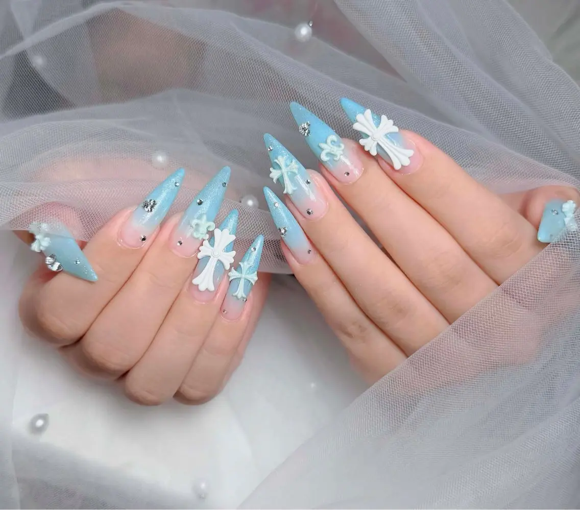 ネイル アートネイル 韓国ネイル 持ち込み ワンホンネイル ハンドネイル Lenie Nail Salonのネイルデザイン