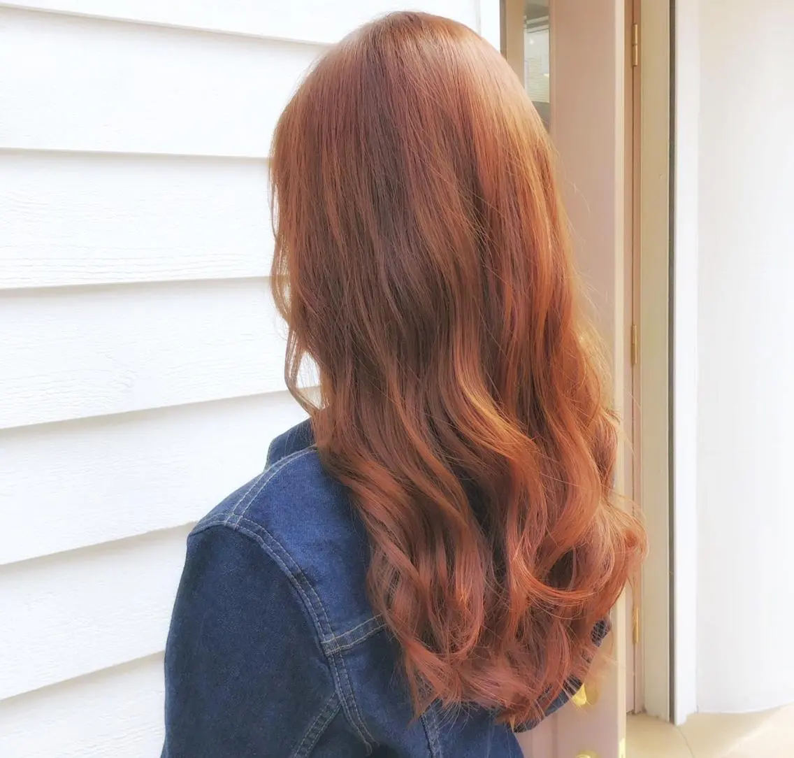 ロング ヘアカラー 山崎 俊介のヘアスタイル