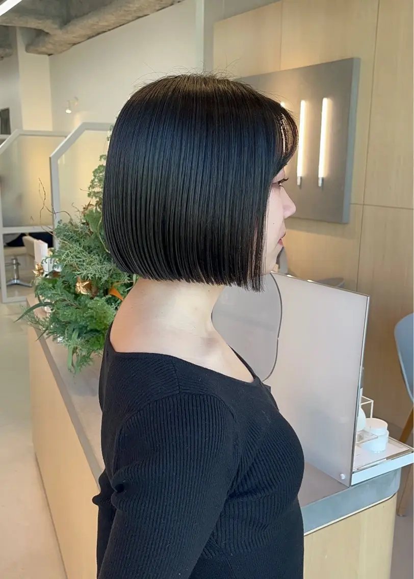 ショート ボブ カット ヘアカラー トリートメント 恒松 大毅のヘアスタイル