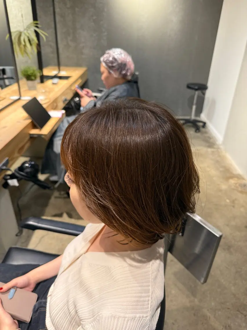 カラー 西村 颯世のヘアスタイル