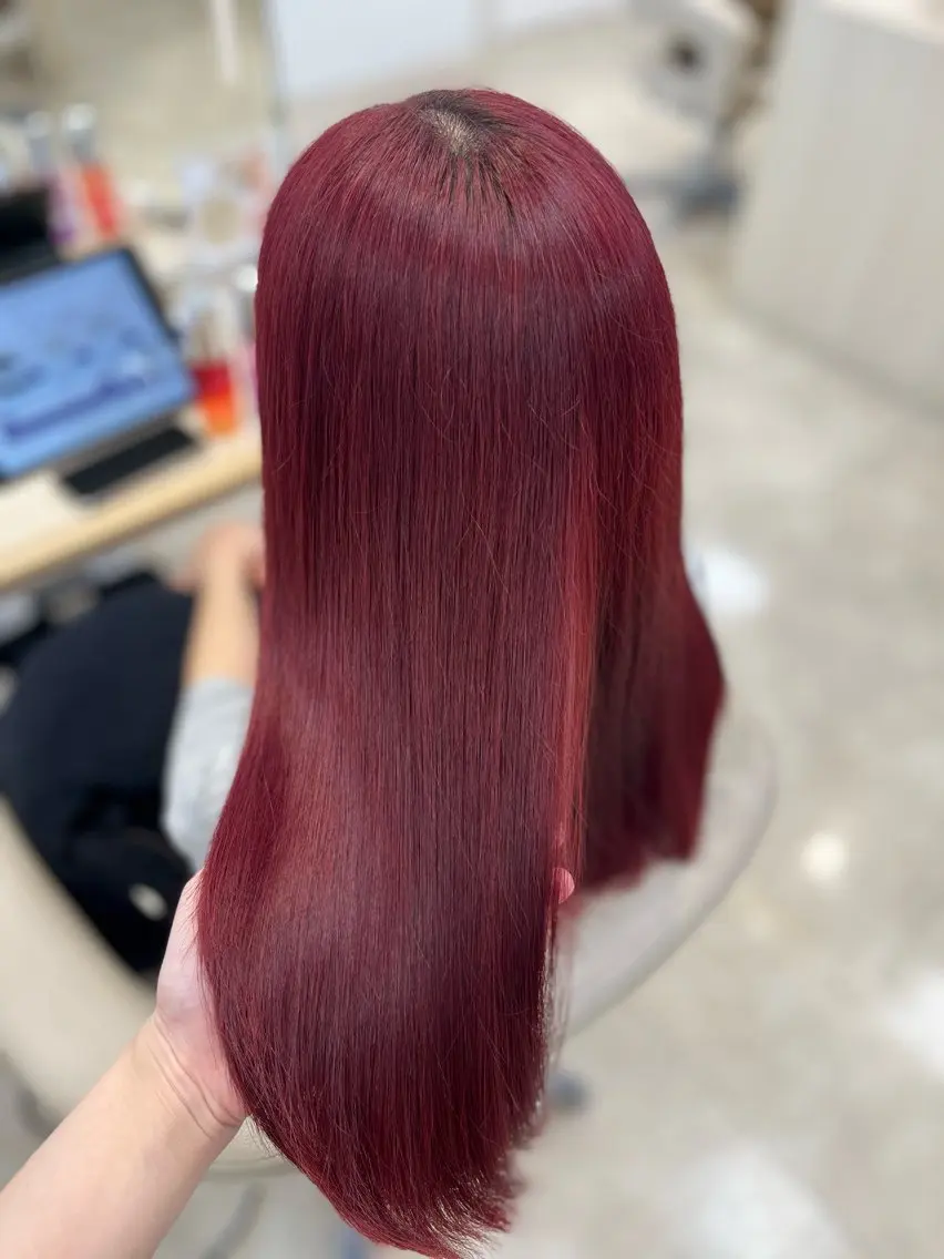 ミディアム カラー 暖色/ブリーチカラー 🎀 M i k uのヘアスタイル