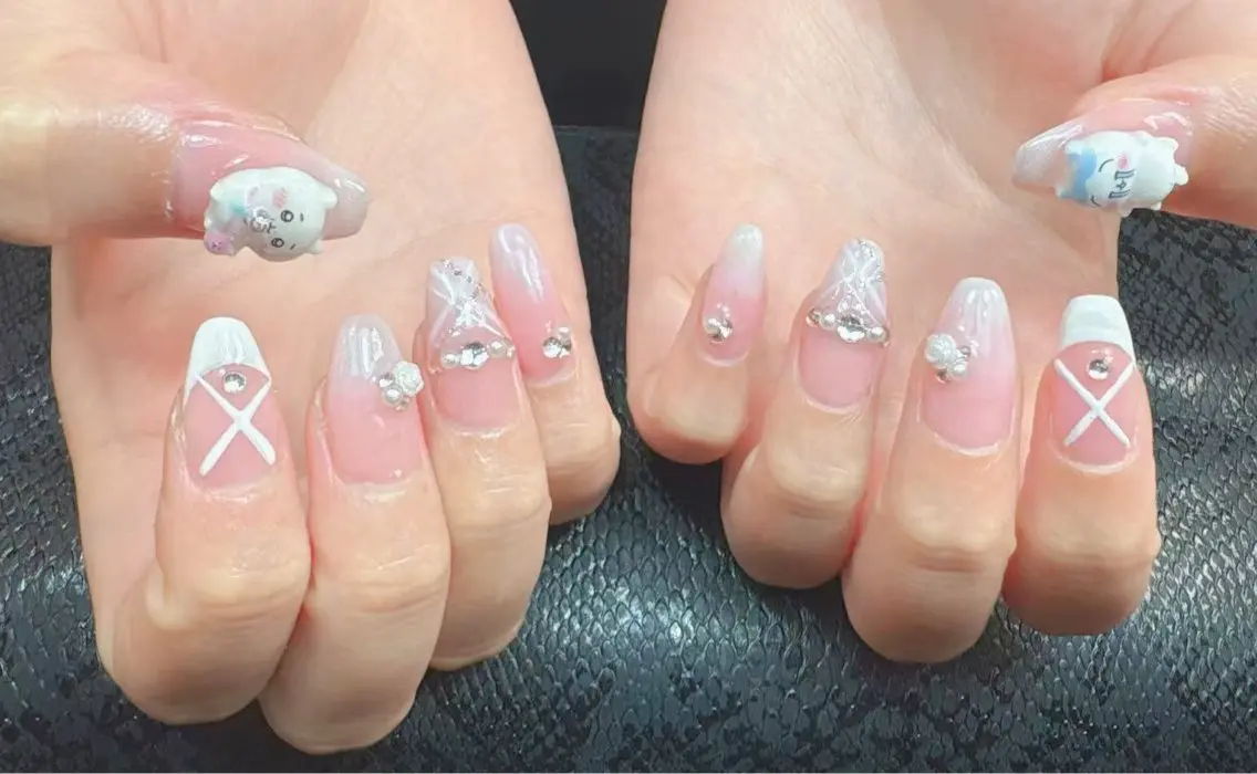ネイル 持ち込み リセス 高田馬場💎のネイルデザイン