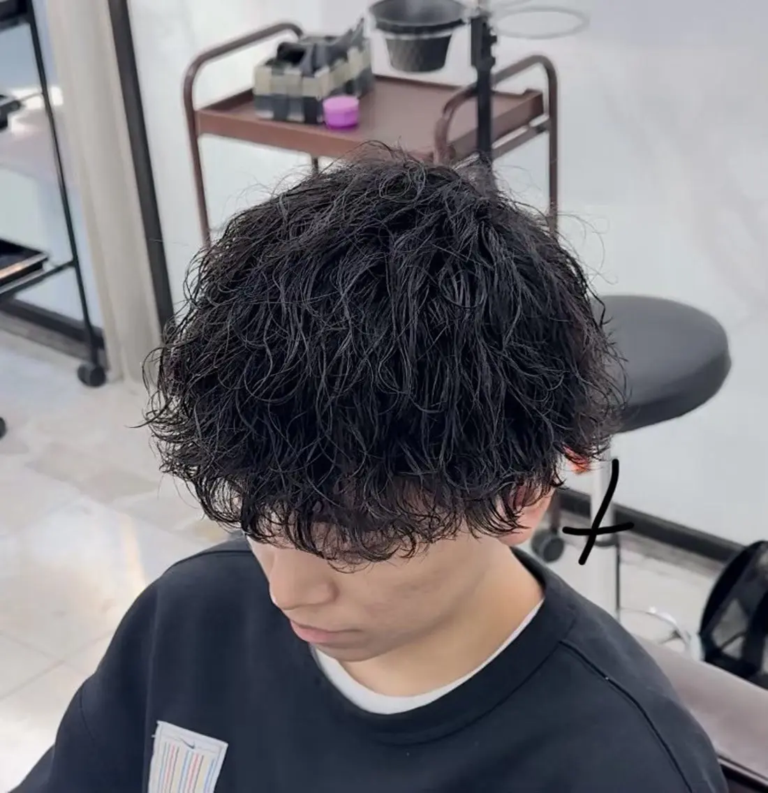 👑メンズ大人気👑カット×波巻きパーマの写真