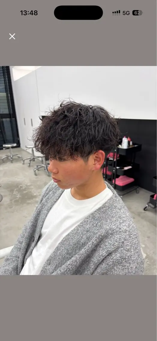 ショート カラー メンズ 久富 飛義のヘアスタイル