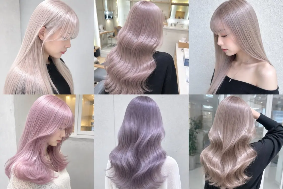 カラー 💖艶ハイトーン髪質 改善💖ケンシンのヘアスタイル