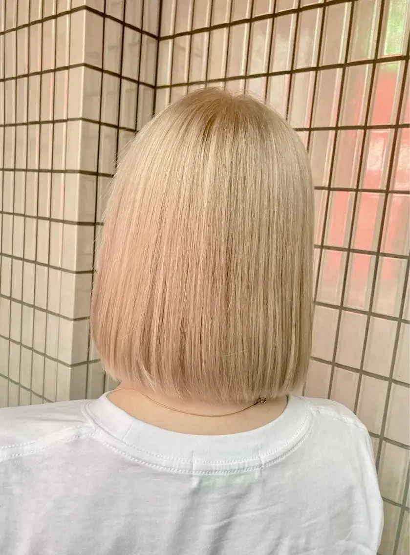 ブリーチリタッチ+カラー(トリートメント付)の写真