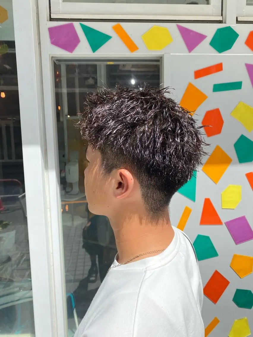 ショート パーマ ショートヘア ツイストパーマ カット パーマ Riganuts王子 Hayato✂︎のヘアスタイル