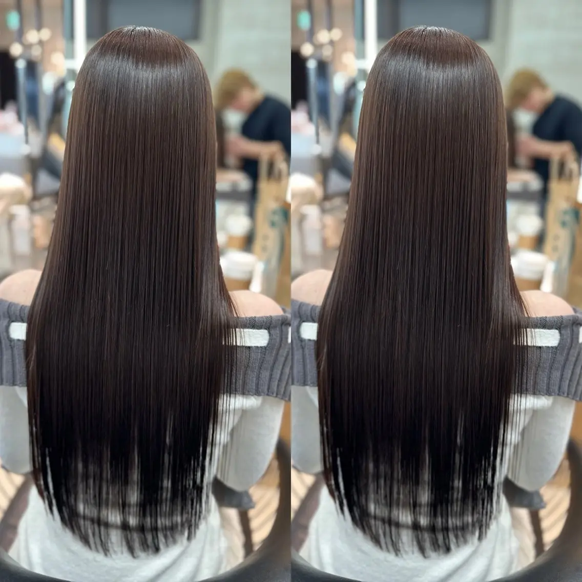 ロング カラー ヘアカラー トリートメント ✨髪質改善特化✨副 店長椎葉信乃介のヘアスタイル